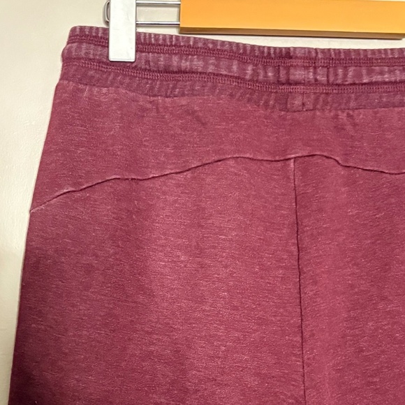 O'Neill Ultra Soft Heather Red Slim Cut Sweatpants Cuffed Ankles - Picture 9 of 12